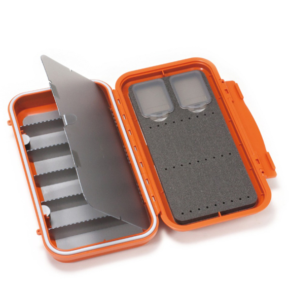 C&F Large 3-Row WP Tube Fly Case w 6 Comp (CF-3406H) Burnt Orange in the group Storage / Tackle Boxes / Flyboxes at Sportfiskeprylar.se (1100218)