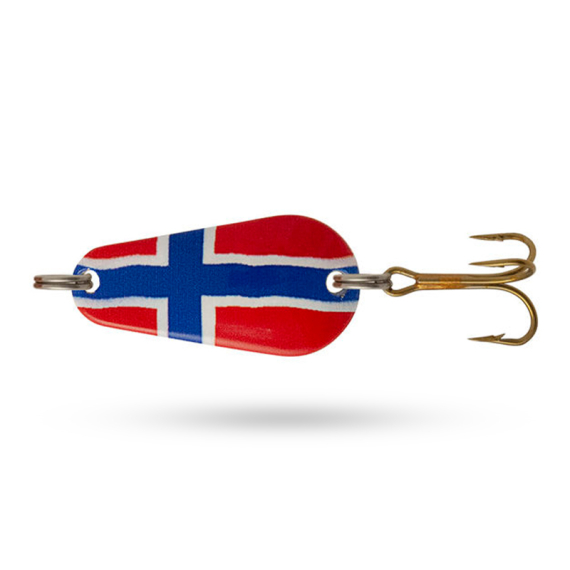 Sølvkroken Classic Norges Flagga in the group Lures / Spoons at Sportfiskeprylar.se (110097SKr)