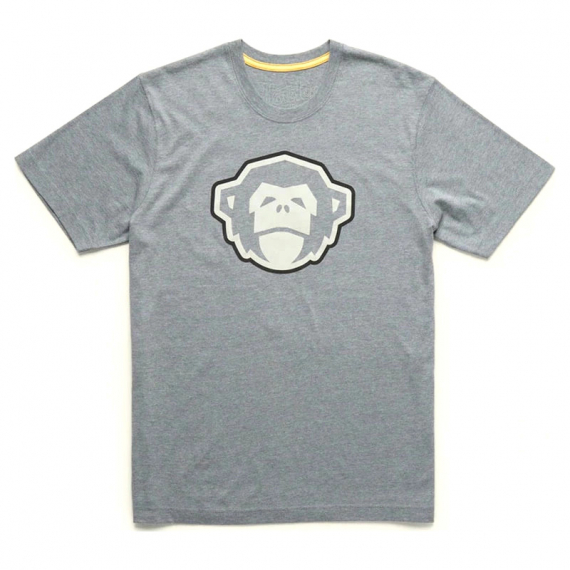 Howler T-Shirt El Mono Grey Heather in the group Clothes & Shoes / Clothing / T-shirts at Sportfiskeprylar.se (110922S-GHR-Mr)