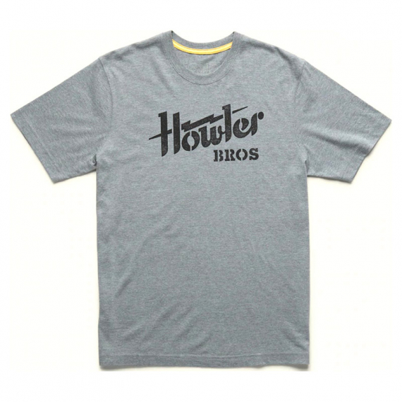 Howler T-Shirt Holwer Electric Stencil Grey Heather in the group Clothes & Shoes / Clothing / T-shirts at Sportfiskeprylar.se (110922S-GRE-Mr)