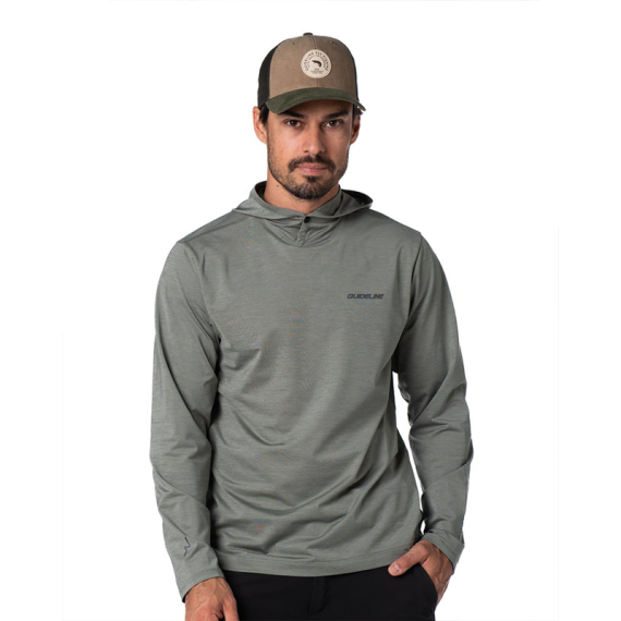Guideline Sunwick Hoodie Trundle Gray in the group Clothes & Shoes / UV Clothing at Sportfiskeprylar.se (110926GLr)