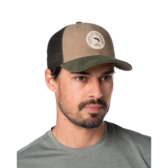 Guideline Badge Trucker Cap - Forest in the group Clothes & Shoes / Caps & Headwear / Caps at Sportfiskeprylar.se (111066GL)