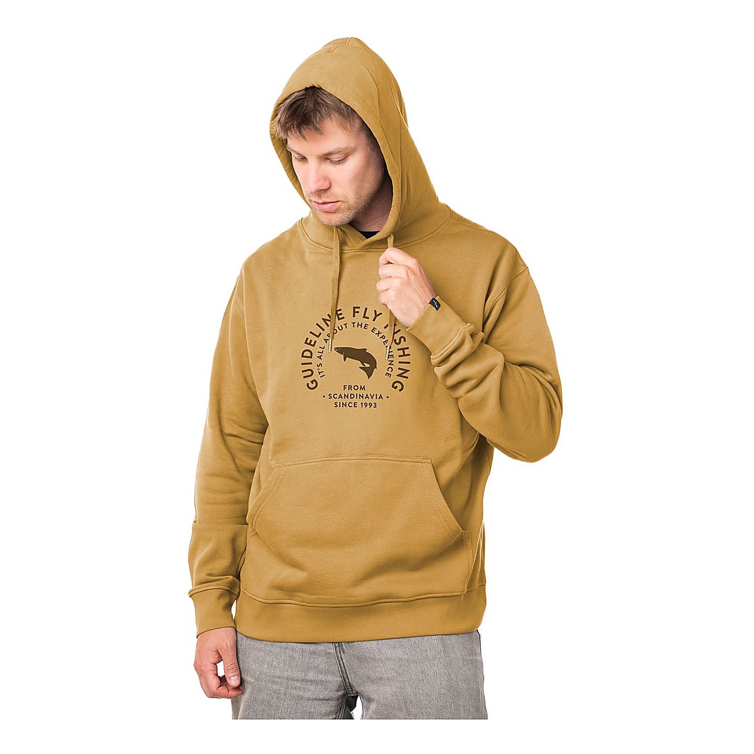 Guideline Scandi Hoodie Grain in the group Clothes & Shoes / Clothing / Sweaters / Hoodies at Sportfiskeprylar.se (111074GLr)