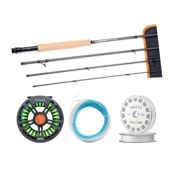 Guideline Rivolt Coastal+ Flugset - 9\' #7 in the group Combos / Fly Fishing Combos / One-handed fly fishing combos at Sportfiskeprylar.se (111164GL2026COASTAL)