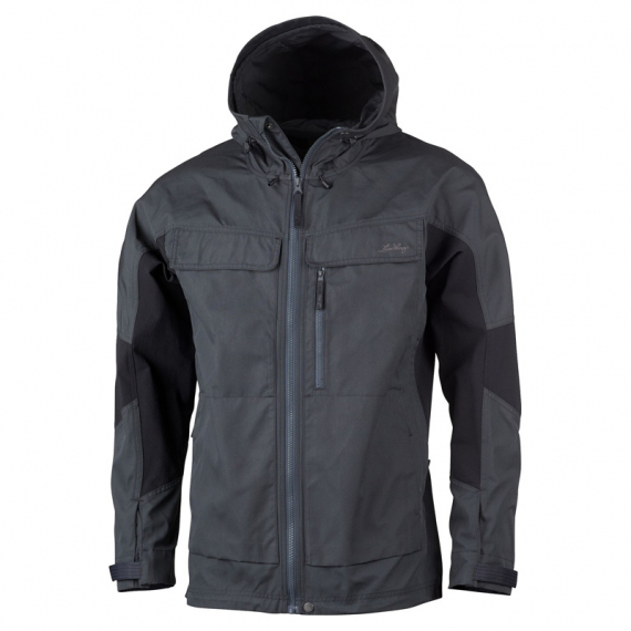 Lundhags Authentic Ms Jacket Charcoal - L in the group Clothes & Shoes / Clothing / Jackets / Shell Jackets at Sportfiskeprylar.se (1117070-890-L)