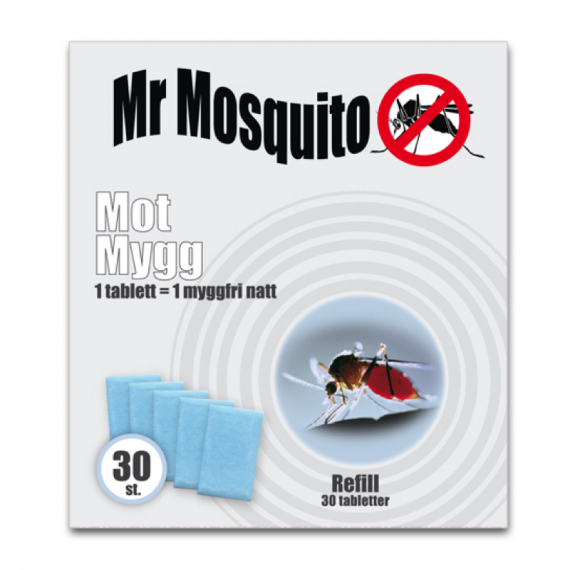 Mr Mosquito Refill (30pcs) in the group Outdoor / Mosquito Repellents & Protection / Mosquito Repellents at Sportfiskeprylar.se (112002TC)