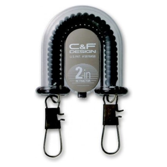 C&F 2-in-1 Retractor Black (CFA-70-BK) in the group Tools & Accessories / Pin-On-Reels at Sportfiskeprylar.se (1120051)