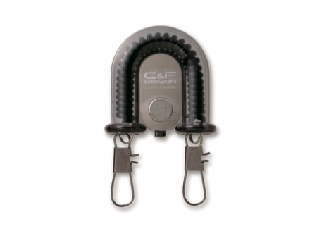 C&F 2-in-1 Retractor w Fly Catcher Black (CFA-70WF) in the group Tools & Accessories / Pin-On-Reels at Sportfiskeprylar.se (1120052)