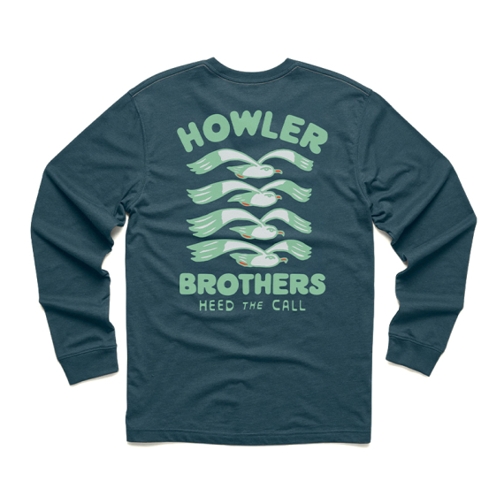 Howler Bro\'s Longsleeve T-Shirt Flocka Seagulls Key Largo in the group Clothes & Shoes / Clothing / T-shirts at Sportfiskeprylar.se (112025F-FLO-Sr)