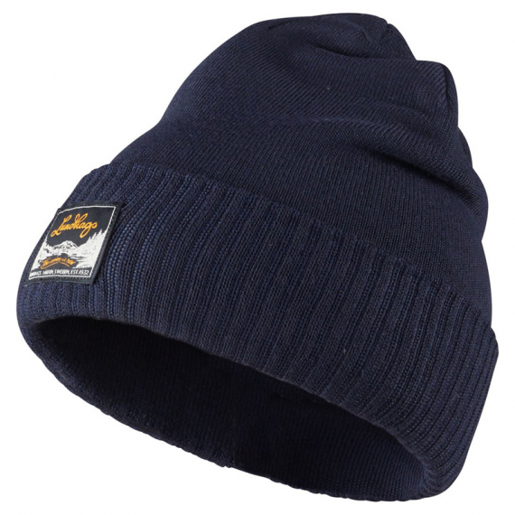 Lundhags Knak Beanie Deep Blue in the group Clothes & Shoes / Caps & Headwear / Beanies & Hats at Sportfiskeprylar.se (1142337-472-OS)