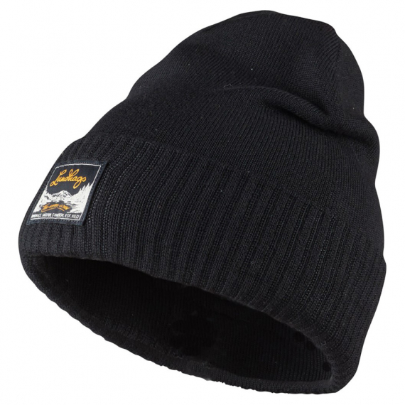 Lundhags Knak Beanie Black in the group Clothes & Shoes / Caps & Headwear / Beanies & Hats at Sportfiskeprylar.se (1142337-900-OS)
