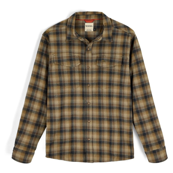 Simms Gallatin Flannel Shirt Kennebec Plaid: Stone in the group Clothes & Shoes / Clothing / Shirts at Sportfiskeprylar.se (11896-1356-20r)