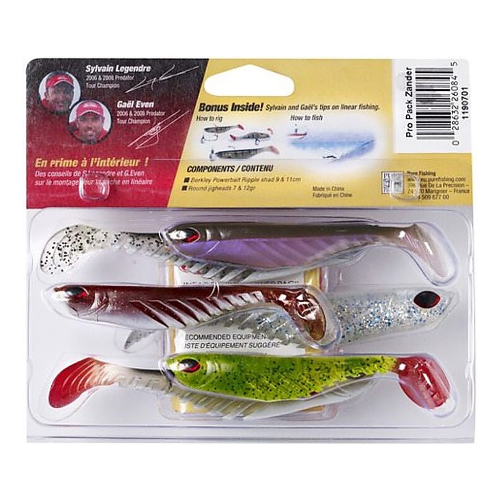 Pro Pack Zander in the group Lures / Softbaits / Vertical Softbaits at Sportfiskeprylar.se (1190701)