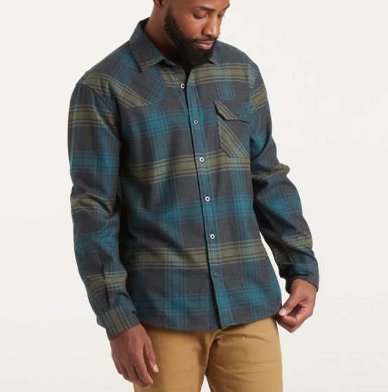 Howler Harkers Flannel Mesa Plaid Twilight in the group Clothes & Shoes / Clothing / Shirts at Sportfiskeprylar.se (121022F-TWI-Sr)