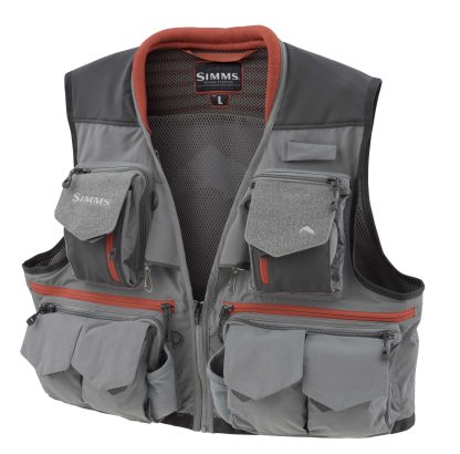 Simms Guide Vest Steel XXL in the group Clothes & Shoes / Clothing / Vests / Fishing Vests at Sportfiskeprylar.se (12152-030-60)