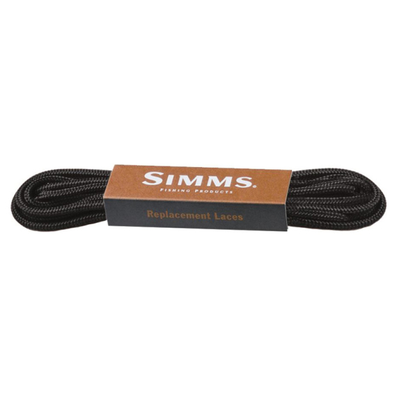 Simms Replacement Laces Black in the group Clothes & Shoes / Waders & Wading Equipment / Wading Shoes at Sportfiskeprylar.se (12194-001-00)