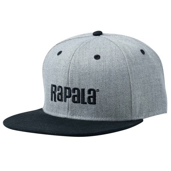 Rapala Cap Flat Brim Grey/Black in the group Clothes & Shoes / Caps & Headwear / Caps / Snapback Caps at Sportfiskeprylar.se (123319NO)
