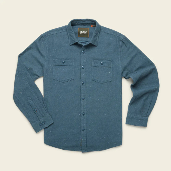 Howler Rodanthe Flannel Smoked Blue Fleck in the group Clothes & Shoes / Clothing / Shirts at Sportfiskeprylar.se (125222F-SMO-Sr)