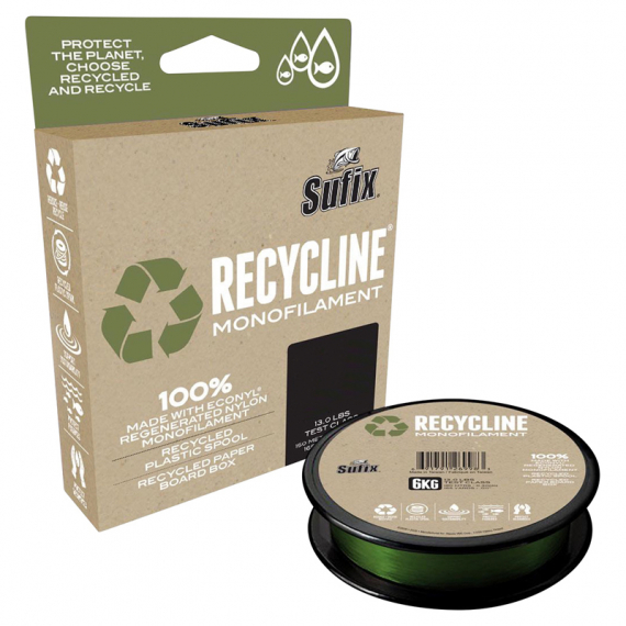 Sufix Recycline Green 150m - 0,18mm in the group Lines / Monofilament Lines at Sportfiskeprylar.se (125373NO)