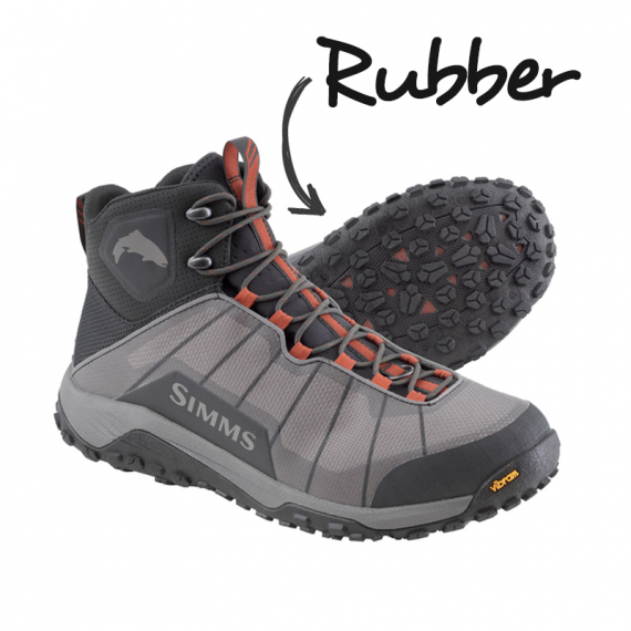 Simms Flyweight Boot Steel Grey 10 in the group Clothes & Shoes / Waders & Wading Equipment / Wading Shoes at Sportfiskeprylar.se (12631-016-10)