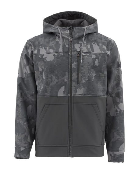 Simms Rogue Hoody Hex Flo Camo Carbon S in the group Clothes & Shoes / Clothing / Sweaters / Hoodies at Sportfiskeprylar.se (12654-008-20)