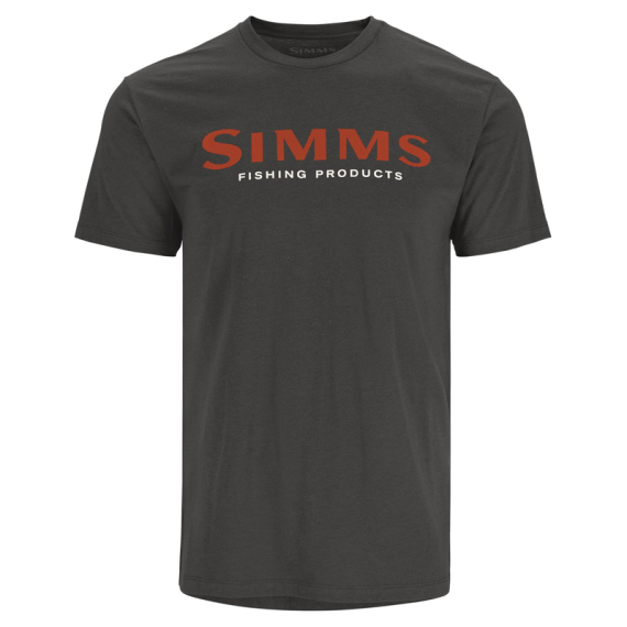 Simms Logo T-shirt Simms Orange/Charcoal Heather in the group Clothes & Shoes / Clothing / T-shirts at Sportfiskeprylar.se (12803-1198-20r)