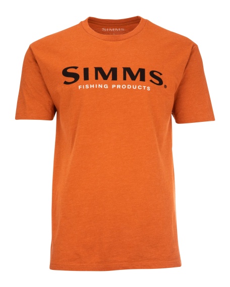Simms Logo T-Shirt Adobe Heather in the group Clothes & Shoes / Clothing / T-shirts at Sportfiskeprylar.se (12803-799-20r)