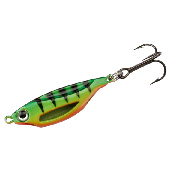 13 Fishing Flash Bang Jigging Rattle Spoon 3,8cm 10,6g - Fire Tiger in the group Lures / Ice Jigging Lures / LED Ice Jigs at Sportfiskeprylar.se (129655NO)