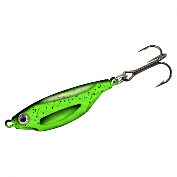 13 Fishing Flash Bang Jigging Rattle Spoon 3,8cm 10,6g - Radioactive Pickle in the group Lures / Ice Jigging Lures / LED Ice Jigs at Sportfiskeprylar.se (129658NO)