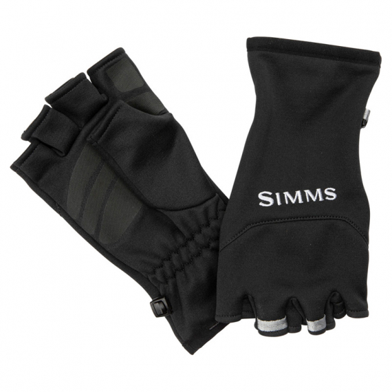 Simms Freestone Half Finger Black - S in the group Clothes & Shoes / Clothing / Gloves at Sportfiskeprylar.se (13111-001-20)