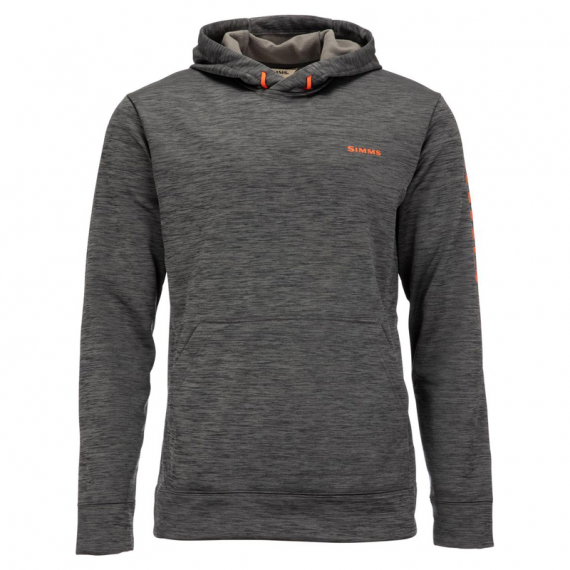 Simms Challenger Hoody Carbon Heather M in the group Clothes & Shoes / Clothing / Sweaters / Hoodies at Sportfiskeprylar.se (13280-833-30)