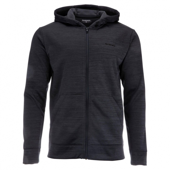 Simms Challenger Full-Zip Hoody Black Heather in the group Clothes & Shoes / Clothing / Sweaters / Hoodies at Sportfiskeprylar.se (13281-010-30r)