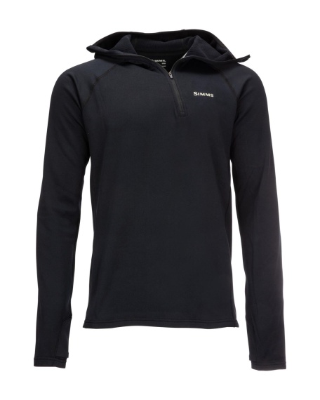 Simms Heavyweight Baselayer Hoody Black in the group Clothes & Shoes / Clothing / Layering & Underwear / Base Layer Tops at Sportfiskeprylar.se (13307-001-20r)