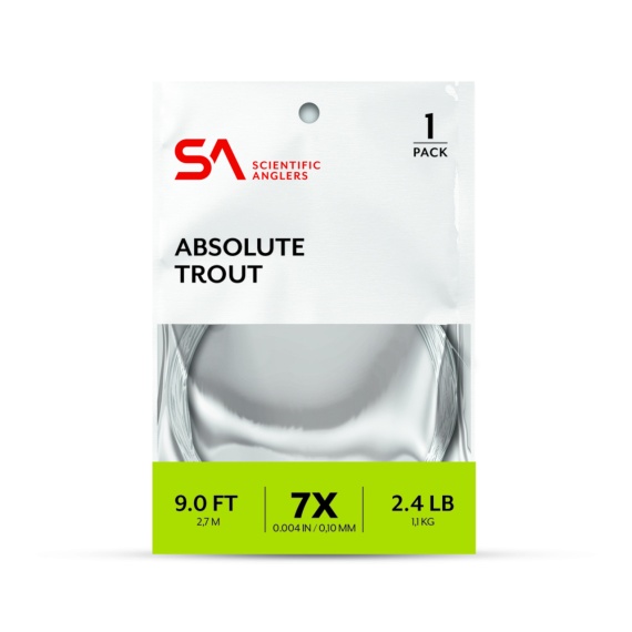 SA Absolute Trout Leader 9\' in the group Hooks & Terminal Tackle / Leaders & Leader Materials / Ready Made Leaders / Tapered Leaders at Sportfiskeprylar.se (133944r)