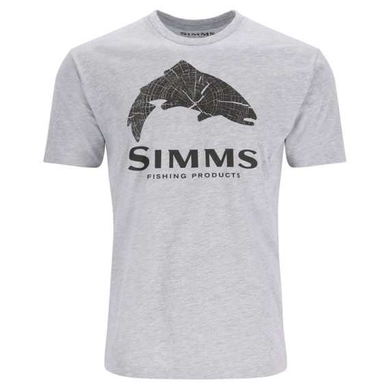 Simms Wood Trout Fill T-Shirt Grey Heather in the group Clothes & Shoes / Clothing / T-shirts at Sportfiskeprylar.se (13437-067-20r)