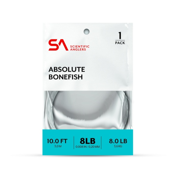 SA Absolute Bonefish Leader 10\' in the group Hooks & Terminal Tackle / Leaders & Leader Materials / Ready Made Leaders / Tapered Leaders at Sportfiskeprylar.se (134491r)