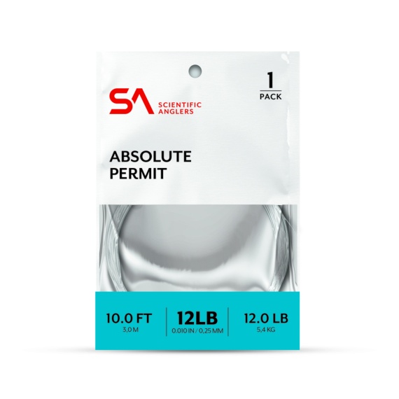 SA Absolute Permit Leader 10\' in the group Hooks & Terminal Tackle / Leaders & Leader Materials / Ready Made Leaders / Tapered Leaders at Sportfiskeprylar.se (134552r)