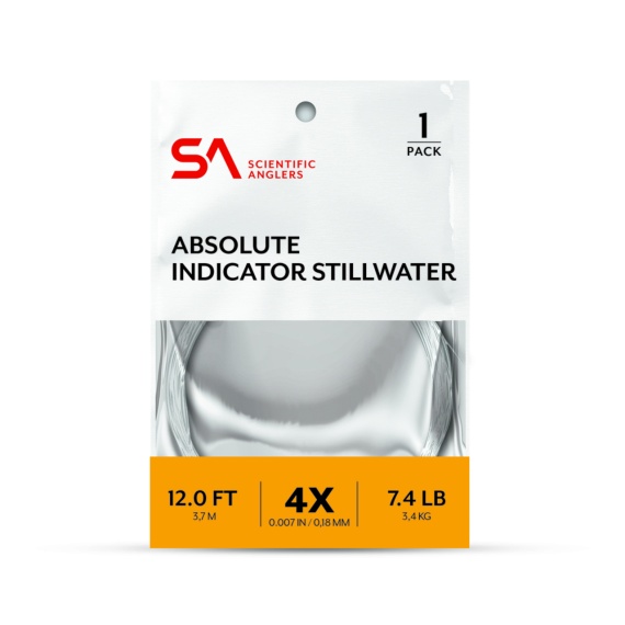 SA Absolute Indicator/Stillwater Leader in the group Hooks & Terminal Tackle / Leaders & Leader Materials / Ready Made Leaders / Tapered Leaders at Sportfiskeprylar.se (134743r)