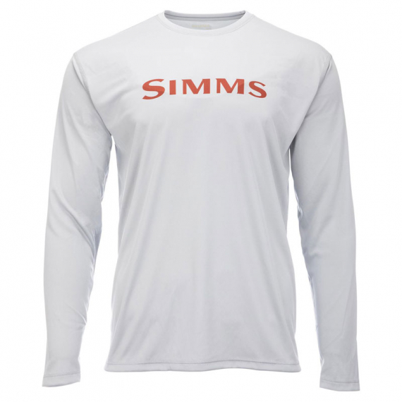 Simms Tech Tee Sterling in the group Clothes & Shoes / Clothing / Sweaters / Long-sleeved T-shirts at Sportfiskeprylar.se (13483-041-20r)