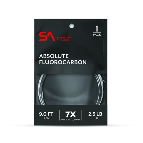 SA Absolute Fluorocarbon Tapered Leader 9\' in the group Hooks & Terminal Tackle / Leaders & Leader Materials / Ready Made Leaders / Tapered Leaders at Sportfiskeprylar.se (134835r)