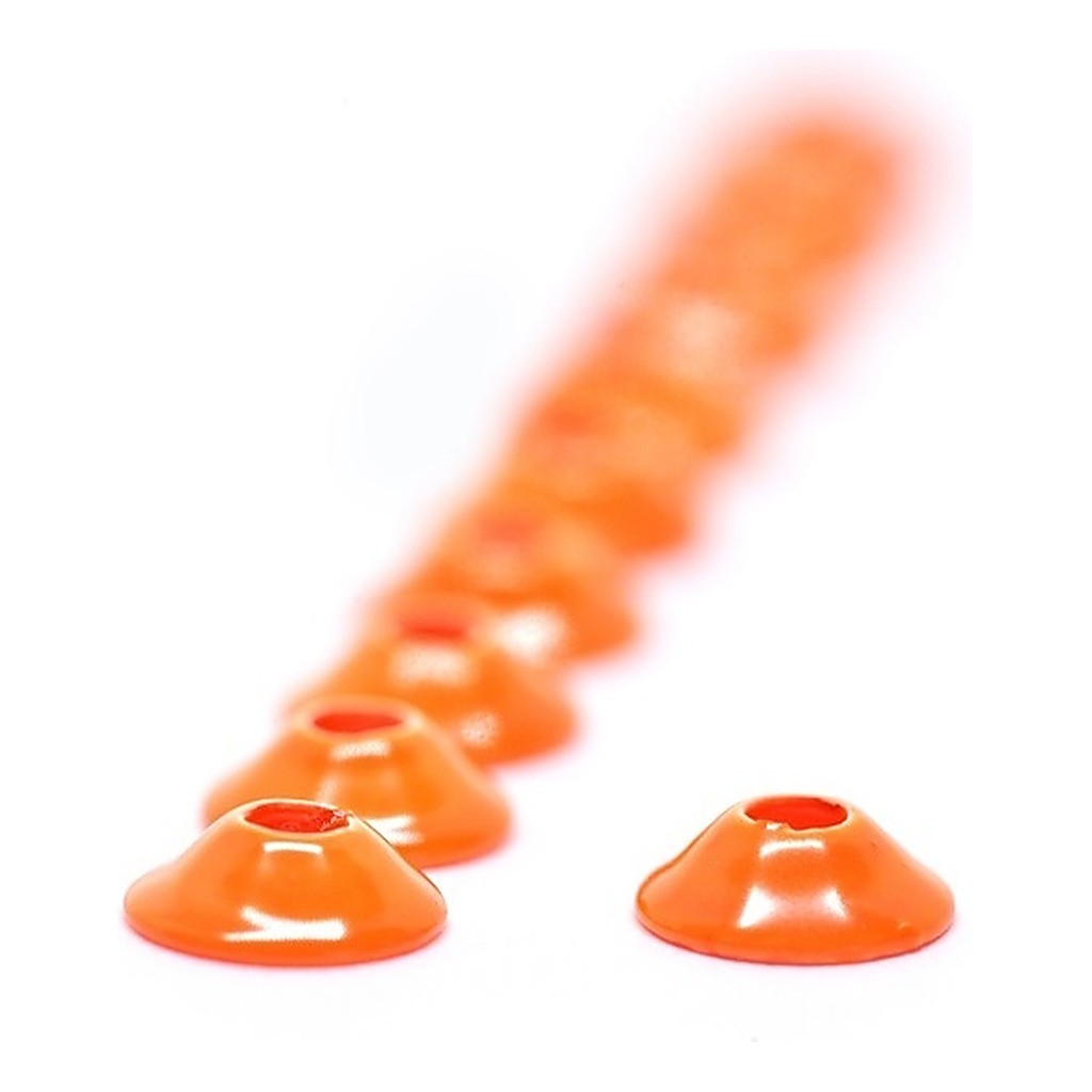 FutureFly Ufo Disc - Fl Orange in the group Hooks & Terminal Tackle / Fly Tying / Fly Tying Material / Cones at Sportfiskeprylar.se (1350-005)