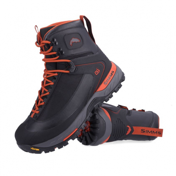 Simms G4 Pro Powerlock Boot Carbon in the group Clothes & Shoes / Waders & Wading Equipment / Wading Shoes at Sportfiskeprylar.se (13507-003-08r)