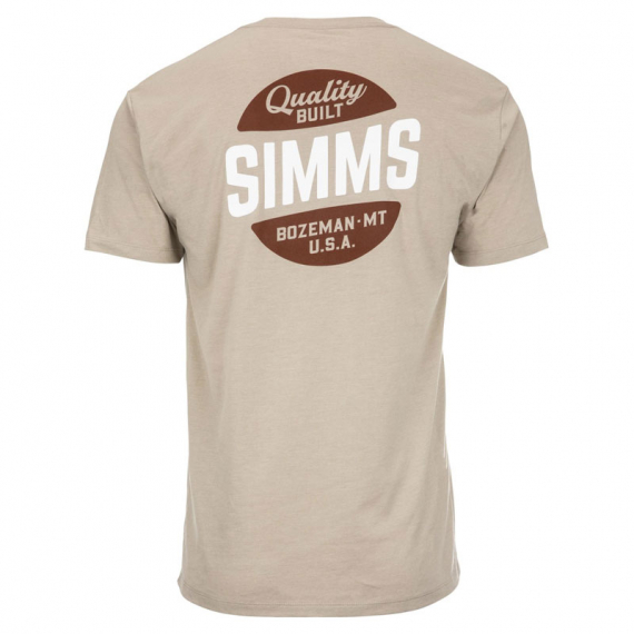Simms Quality Built Pocket T-Shirt Khaki Heather - XXL in the group Clothes & Shoes / Clothing / T-shirts at Sportfiskeprylar.se (13518-976-60)
