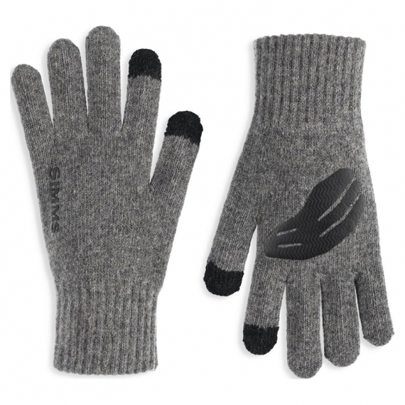 Simms Wool Full Finger Glove Steel in the group Clothes & Shoes / Clothing / Gloves at Sportfiskeprylar.se (13540-030-2030r)