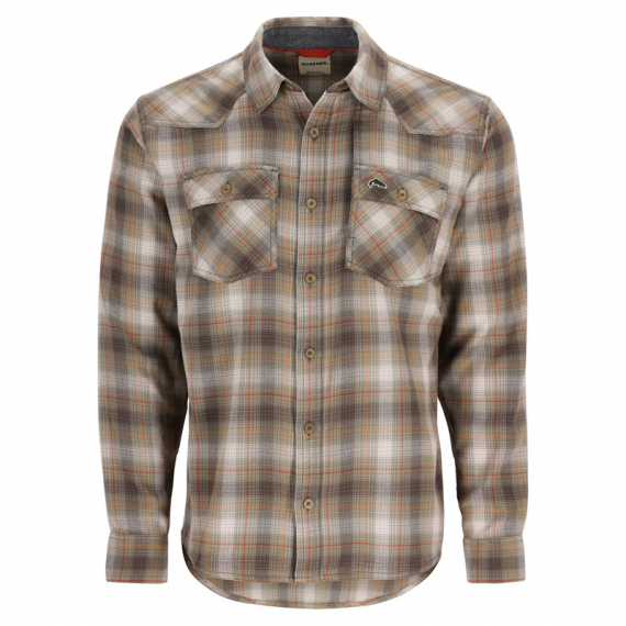 Simms Santee Flannel Shirt Bayleaf/Sunglow Pane Ombre in the group Clothes & Shoes / Clothing / Shirts at Sportfiskeprylar.se (13559-1147-30r)