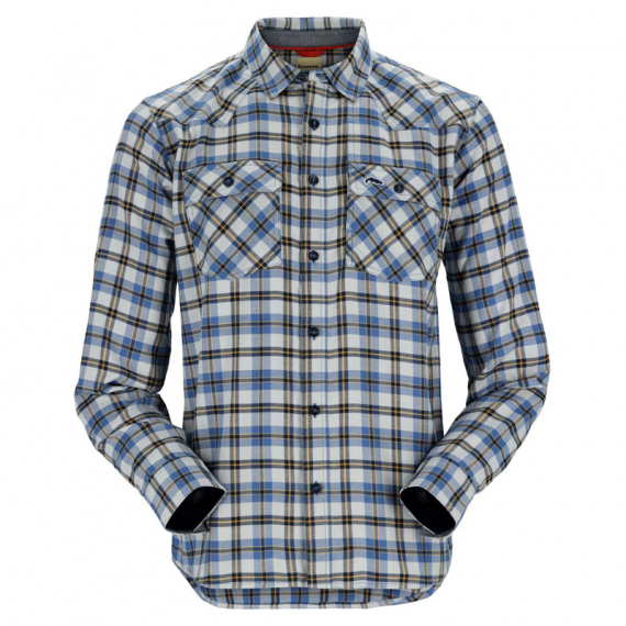Simms Santee Flannel Admiral Blue/Navy Camp Plaid in the group Clothes & Shoes / Clothing / Shirts at Sportfiskeprylar.se (13559-525-30r)