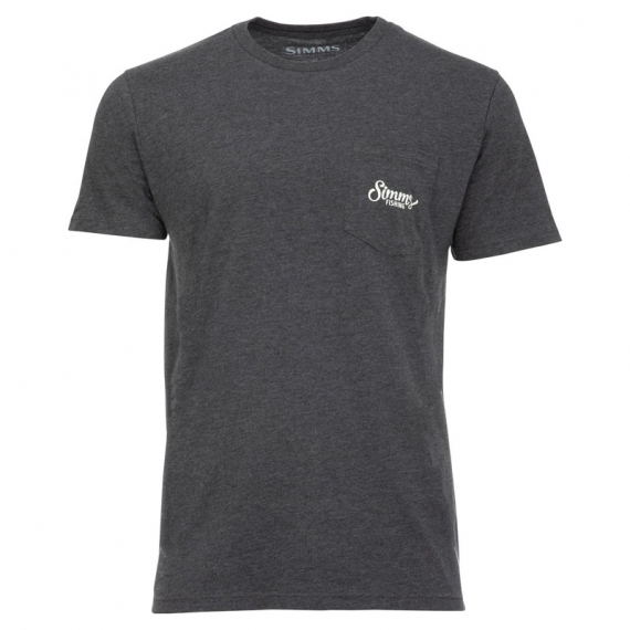 Simms Two Tone Pocket Tee Charcoal Heather in the group Clothes & Shoes / Clothing / T-shirts at Sportfiskeprylar.se (13628-086-30r)