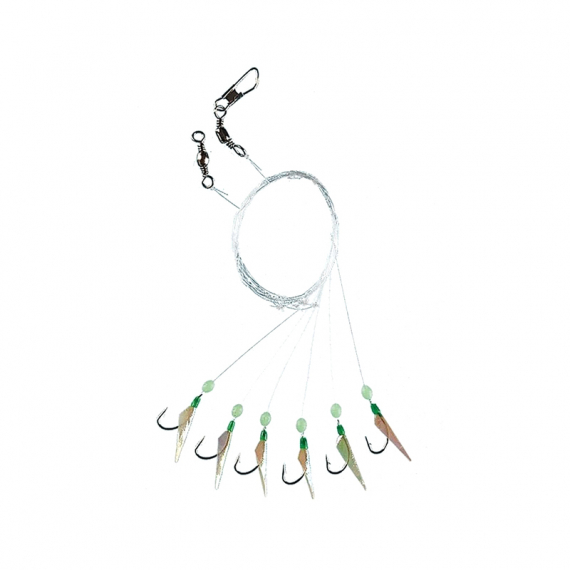 Fladen Ghost Sabiki 6 Hooks, Size 6 in the group Lures / Sea Fishing Lures / Flasher Rigs & Sea Fishing Rigs at Sportfiskeprylar.se (1371-6)