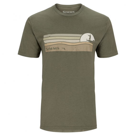 Simms Sunset T-Shirt Military Heather in the group Clothes & Shoes / Clothing / T-shirts at Sportfiskeprylar.se (13781-914-30r)