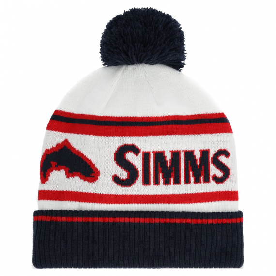 Simms Tip-Up Pom Beanie Americana in the group Clothes & Shoes / Caps & Headwear / Beanies & Hats at Sportfiskeprylar.se (13788-635-00)